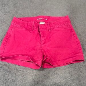 Old Navy Pink Jean Shorts Classic Mid-Length